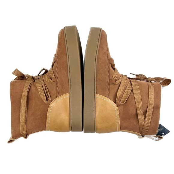 NWT - Universal Thread Birgitte Cognac Winter Boots - Size 8 - Picture 6 of 10